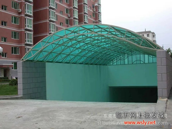 钢结构阳光板遮雨棚工程