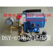济宁现货DSY-60电动试压泵 手提式电动试压泵 试压泵