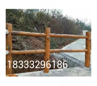 上海市政水泥仿木纹栏杆江苏市政指定水泥仿木护栏景区艺术围栏