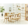 现代白橡木家具_价格合理的白橡木餐桌椅禾田木和供应